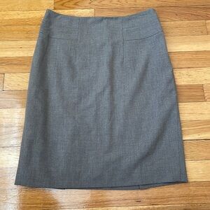 The Limited Gray Professional Skirt